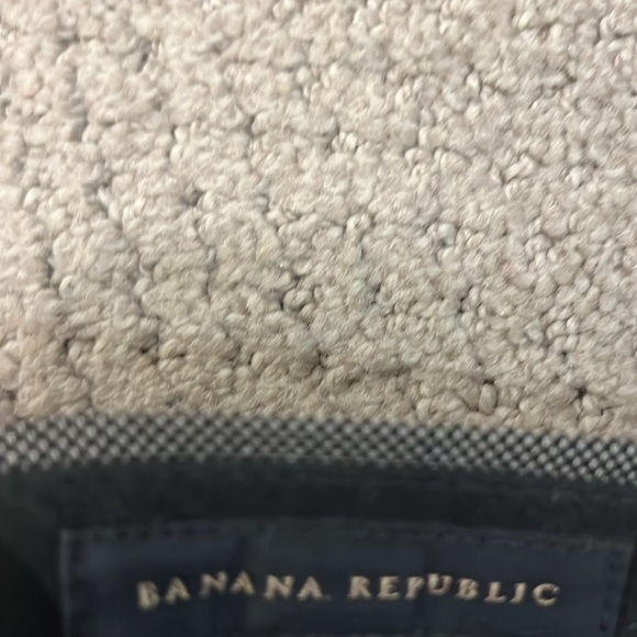 Gently worn Banana Republic Sz 32.5/29 flat front pin dot dress pant - Picture 7 of 7